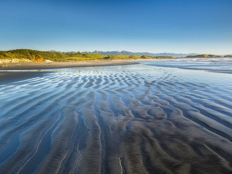 Neuseeland, Südinsel, Westküste, Tauranga Bay, Cape Foulwind, lizenzfreies Stockfoto