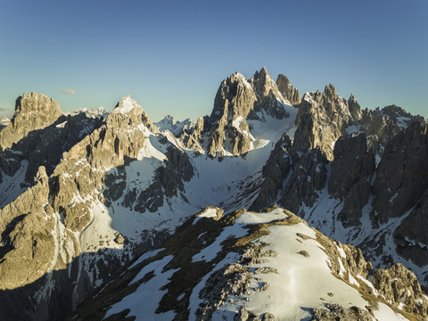 Italien, Südtirol, Dolomiten, Cardini-Gruppe, lizenzfreies Stockfoto