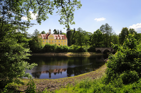 Deutschland, Sachsen, Jagdschloss Grillenburg, lizenzfreies Stockfoto