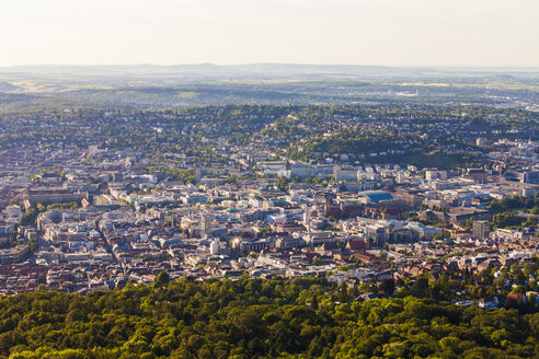 Deutschland, Stadtansicht von Stuttgart von oben - WDF04036