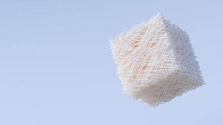 3D Rendering, Structures bundled in cube shape - UWF01243