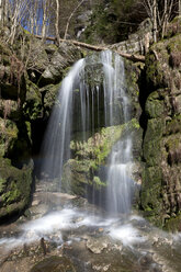 Germany, Lohmen, Elbe Sandstone Mountains, Amsel falls - ZCF00533