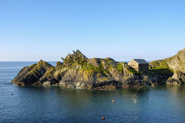 UK, England, Cornwall, Polperro, Chapel Rock und Net Loft - SIEF07448