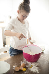 Little girl baking in the kitchen - MOEF00043