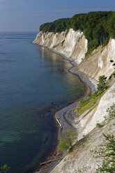 Deutschland, Mecklenburg-Vorpommern, Nationalpark Jasmund, Kreideküste an der Ostsee - GFF01001