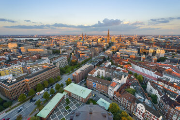 Germany, Hamburg, cityscape in the evening - RJF00704