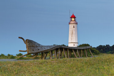 Deutschland, Hiddensee, Leuchtturm Dornbusch auf dem Schluckswiek - GF01021