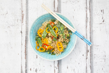 Bowl of mie noodles with vegetables - LVF06228