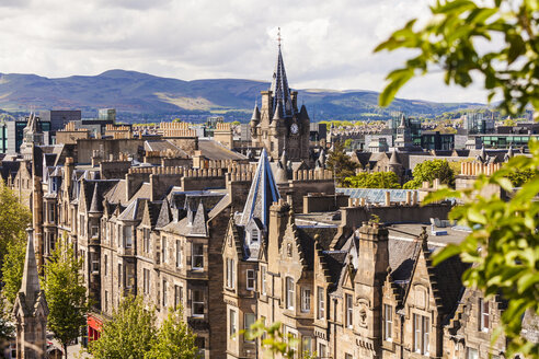 UK, Scotland, Edinburgh, old town, typical houses in Forrest Road - WDF04063