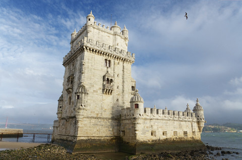 Portugal, Lissabon, Turm von Belem, lizenzfreies Stockfoto