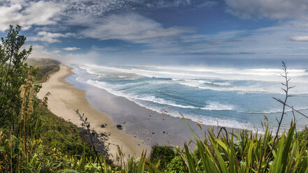 Neuseeland, Nordinsel, Blick auf Maunganui Bluff Beach - STSF01284