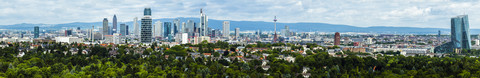 Deutschland, Frankfurt, Skyline, lizenzfreies Stockfoto