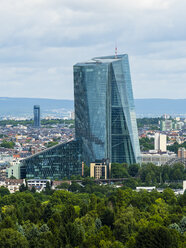 Deutschland, Frankfurt, Blick auf die Europäische Zentralbank - AMF05449
