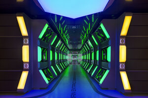 Futuristic corridor in modern office - ZEF14370