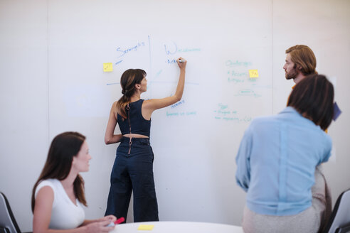 Geschäftsleute bei einem Treffen im Büro, Brainstorming - ZEF14394