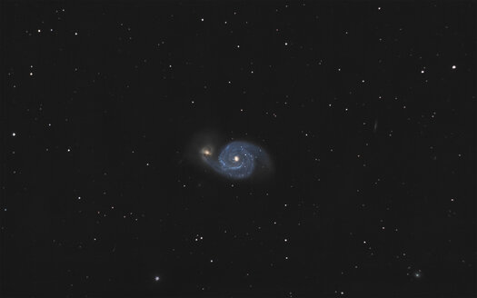 M51 Whirlpool-Galaxie im Weitwinkelbereich - DHCF00152