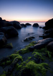 Italy, Sardinia, rocky caost at blue hour - SIPF01663