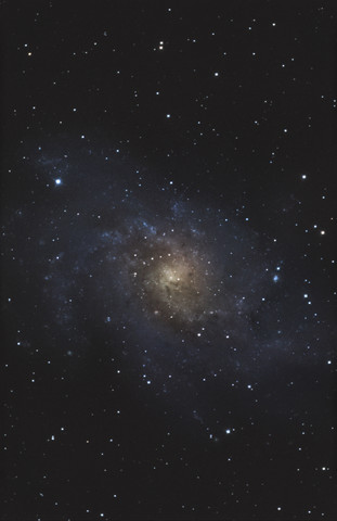 Astrophotographie der Spiralgalaxie M33, lizenzfreies Stockfoto