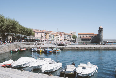Frankreich, Collioure, Boote im Hafen - SKCF00315