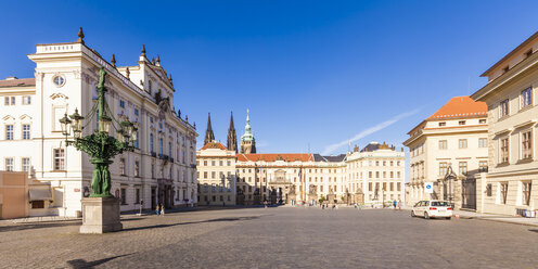 Tschechische Republik, Prag, Hradschin, Burg, Erzbischöfliches Palais und Palais Schwarzenberg - WDF04103