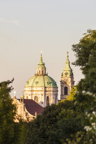 Tschechische Republik, Prag, Mala Strana, St.-Nikolaus-Kirche, lizenzfreies Stockfoto