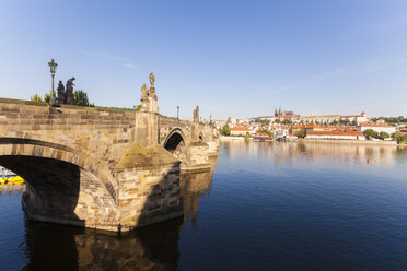 Tschechische Republik, Prag, Hradschin, Vltlava, Karlsbrücke - WDF04118