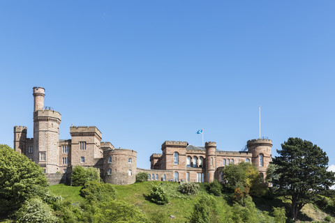 UK, Schottland, Inverness, Inverness Castle, lizenzfreies Stockfoto