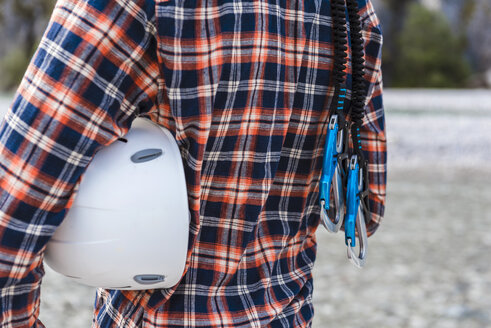 Back of climber with equipment, partial view - DIGF02811