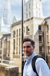 UK, London, portrait of confident man in the city - MGOF03606