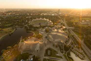 Germany, Munich, View from the Olympic tower over the Olympic area - FCF01274