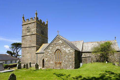 UK, England, Cornwall, Zennor, St. Senara's Church - SIEF07517