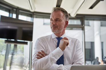 Portrait of a successful businessman wearing shirt and tie - SUF00311