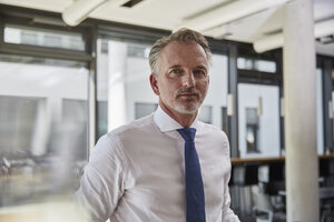 Portrait of a successful businessman wearing shirt and tie - SUF00312