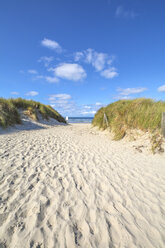 Deutschland, Niedersachsen, Ostfriesische Insel, Juist, Dünen- und Strandlandschaft - ODF01550