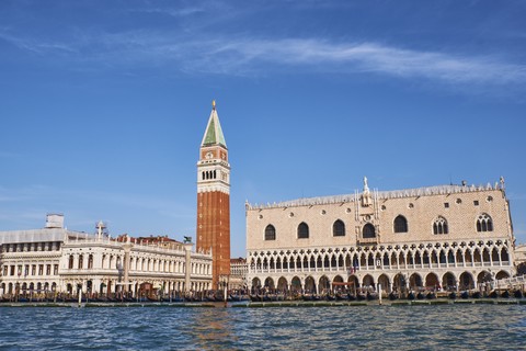 Italien, Venedig, Campanile di San Marco, lizenzfreies Stockfoto