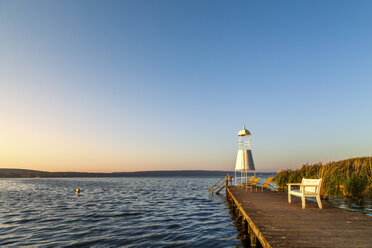 Germany, Brandenburg, Schwielowsee at twilight - PUF00730