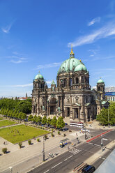 Deutschland, Berlin, Blick auf den Berliner Dom von oben - PUF00733