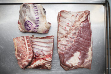 Meat on cart in butchery - ZEF14625