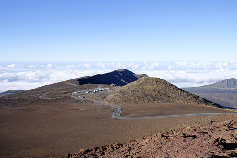 USA, Hawaii, Große Insel, Haleakala-Nationalpark, lizenzfreies Stockfoto