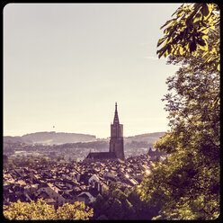 Schweiz, Bern, Stadtbild mit Münster - PUF00739