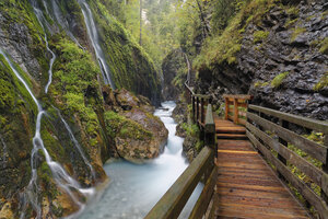 Deutschland, Bayern, Ramsau, Wimbachklamm - GFF01022