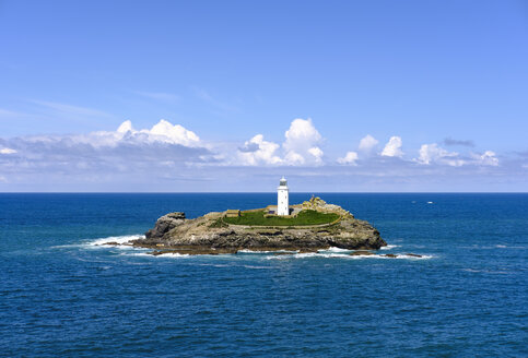 UK, England, Cornwall, Godrevy-Leuchtturm auf Godrevy Island - SIEF07559