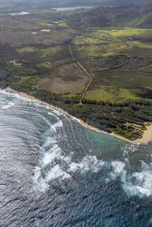 USA, Hawaii, Kauai, Südküste, Luftaufnahme - HLF01029