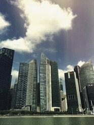 Singapur Downtown, Marina Bay District und Central Business District Wolkenkratzer - GWF05305