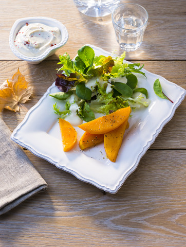 Kürbissalat, lizenzfreies Stockfoto