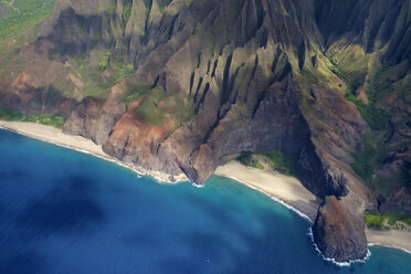 USA, Hawaii, Kauai, Na Pali Coast, Luftaufnahme - HLF01040