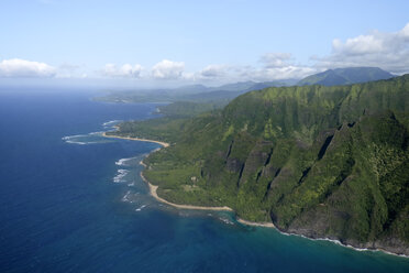 USA, Hawaii, Kauai, North Coast, aerial view - HLF01043