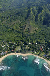 USA, Hawaii, Kauai, Nordküste, Luftaufnahme - HLF01045