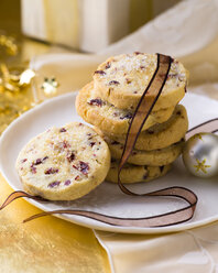 Stapel Preiselbeer-Weihnachtsplätzchen - PPXF00125