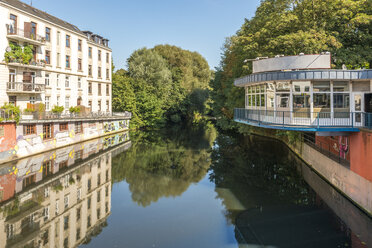 Deutschland, Hamburg, Eppendorf, Isebek-Kanal - KEBF00660